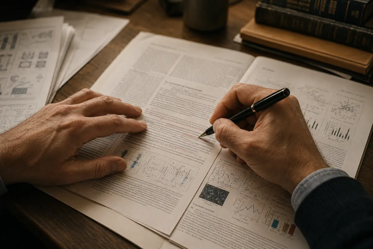 Academic manuscript undergoing specialist review